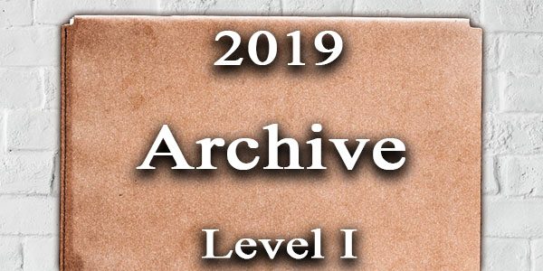 2019 L1 Archive