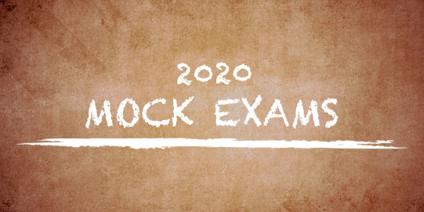 2020 L3 Mock Exams